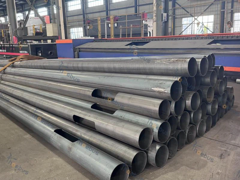 black poles black poles